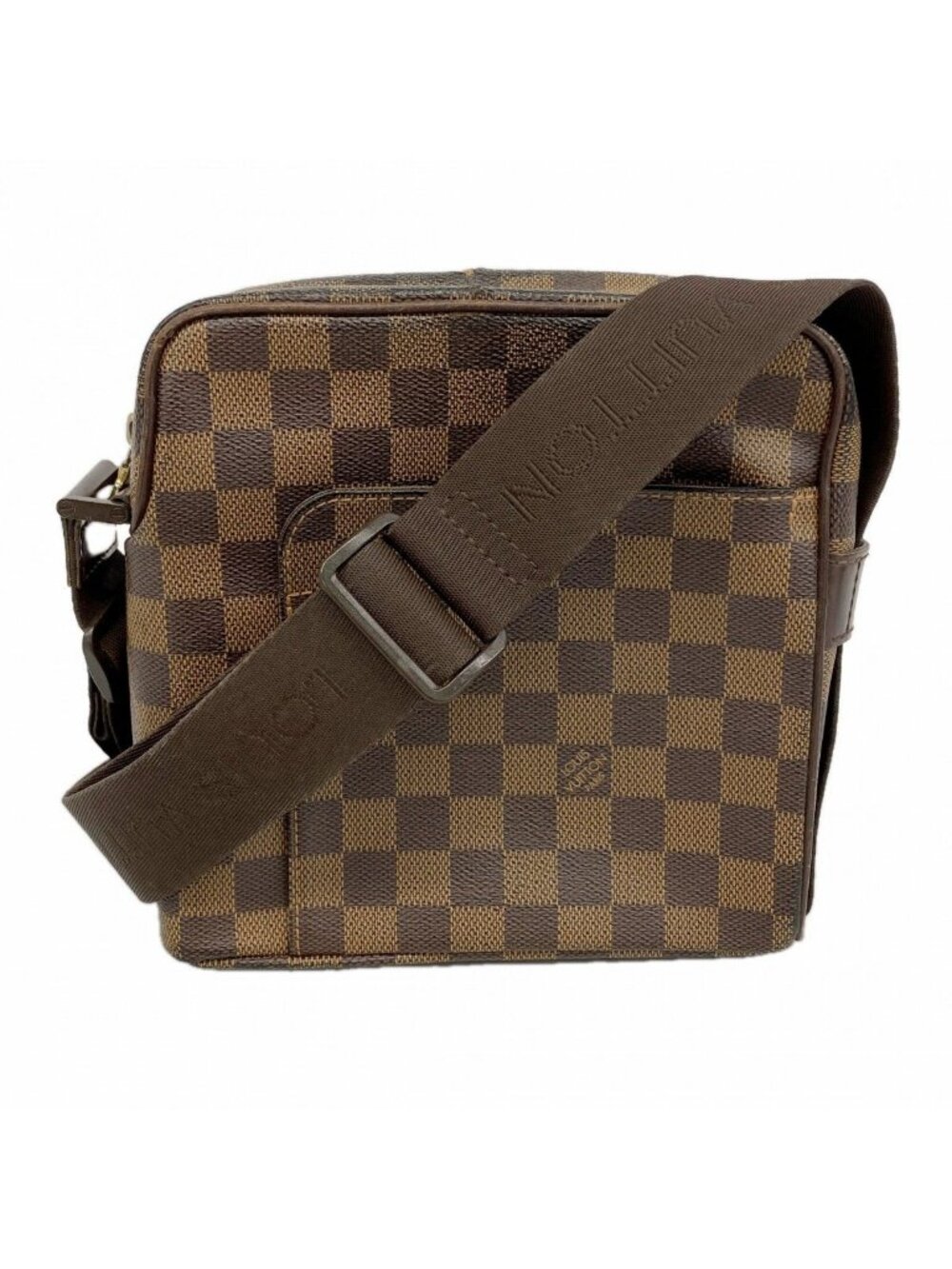 Louis Vuitton Shoulder Bag Damier Olaf PM Brown Ebene - Picture 1 of 10